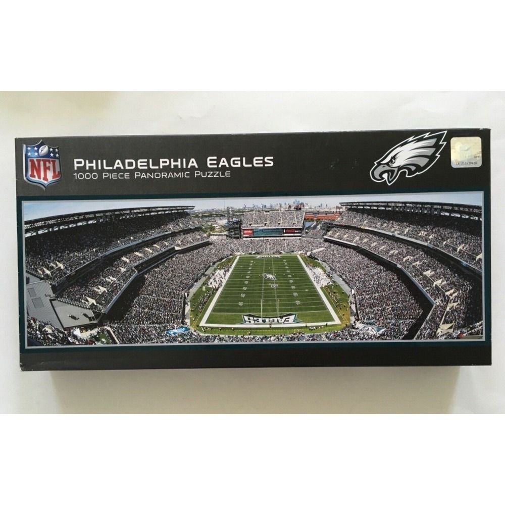 PHILADELPHIA EAGLES LINCOLN FINANCIAL FIELD PANORAMIC JIGSAW PUZZLE 1000 PC NFL